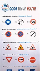 134K views · 3.1K reactions | Part 2| Révise ton code de la route! Dis moi ton score / 6 ? #code #permis #France #codedelaroute #panneau #autoecole | Stéphanie Bruno | Facebook