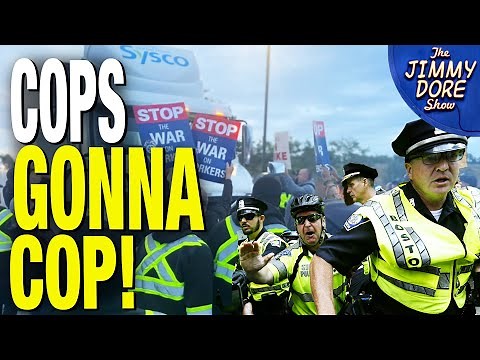 Cops ARREST Striking Food Service Workers Right Off Picket Line