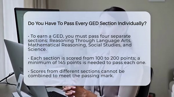 Do You Have To Pass Every GED Section Individually? - Your GED Coach