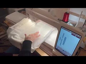 How embroider your pillowcase band