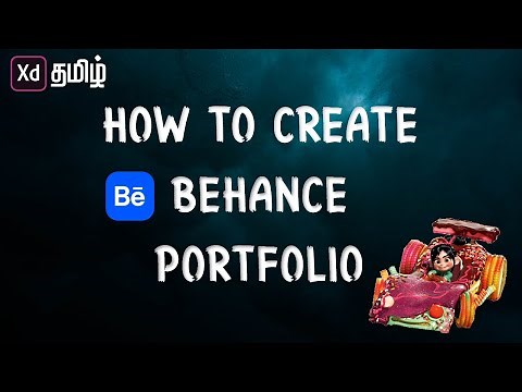 Create Portfolio for UI UX designer | Tamil | How to design Portfolio using XD | Krish Creation