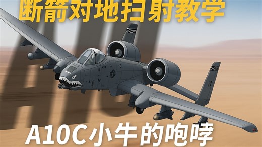 （断箭）萌新科普：最扎实的飞机投弹指南系列 ② 扫射/小牛/机炮/火箭