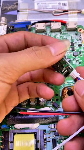 13K views · 126 reactions | The main power supply component was damaged and burned. Modified with a 4-wire gacun module. #power #modul #modifikasi #electronics Bagian 3 | Jupri Latua Simbolon | Facebook