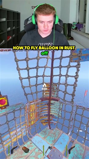 Oilrats on Instagram: "How to FLY BALLOON in Rust 😳 #rustclips #rust #rustgame #rustgameplay #twitch #rustclipsdaily #oilrats #rustreels"