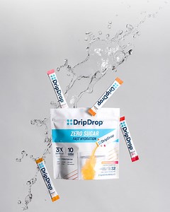 317K views | Stay ahead of your thirst and optimize your performance with fast hydration⚡ This doctor-created formula has over 10,000 five-star reviews for a reason: ⚡ 3x electrolytes vs leading sports drink  Faster hydration than water alone  Key vitamins + minerals  Award-winning taste Fast hydration is the foundation. | DripDrop | Facebook