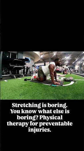 Take 10 minutes to stretch or spend 10 weeks rehabbing that pulled muscle