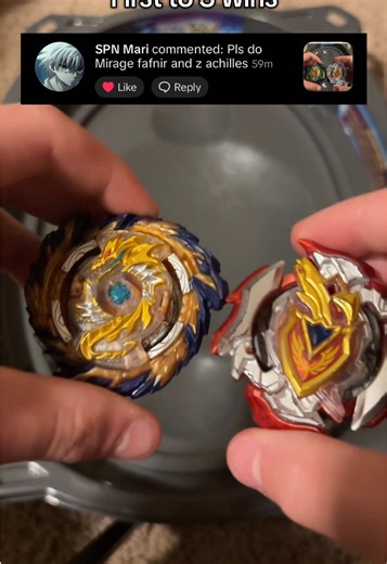Fafnir vs Achilles #beyblade #beybladebattle #beybladeburst #fafnir #achilles