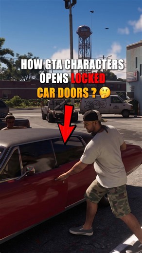 How GTA Charatcers Unlock Locked Car Doors in All GTA Games! 🤔🤯