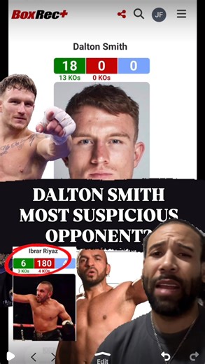 Mr. Suspicious on Instagram: "DALTON SMITH MOST SUSPICIOUS OPPONENT? dalton smith has a clean record this opponent was one of his first 3 as a pro boxer. @_daltonsmith08 #boxing #daltonsmith #sport #sports #boxersofinstagram"