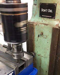 The Tapmatic 90X lives!!!! 5/8-11 tap in 3/8 plate like it was nothing!!! Thank you Mt Phillip Metal Works for this amazing piece! I’ve got a 1” tap on order to try my hand at some 1” plate! Stay tuned! #metal #tap #tapmatic Abom79 #machineshop #tool #rare #steel #fabricator #make #maker #makeeverything #dontdie | Make Everything