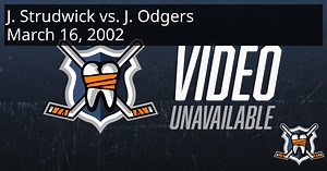 Jason Strudwick vs. Jeff Odgers, March 16, 2002 - Vancouver Canucks vs. Atlanta Thrashers | HockeyFights