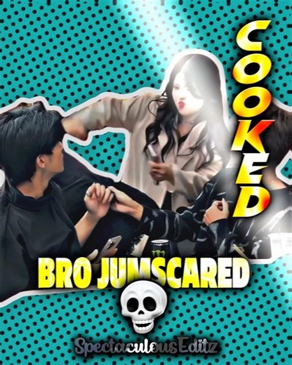 Bro got jumpscared..💀