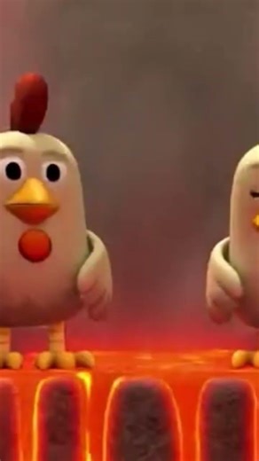 chicken gun + memes =explosion =volcano