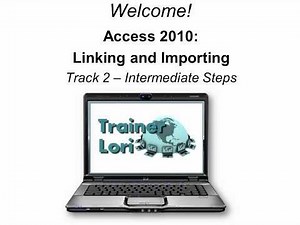 Access 2010 - Linking and Importing