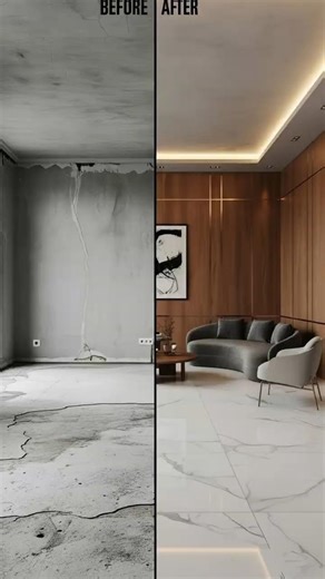 Luxury Living Room Transformation Before and After