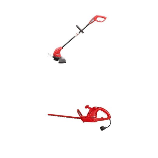 Homelite 13 in. 4 Amp Electric String Trimmer and 17 in. 2.7 Amp Electric Hedge Trimmer Combo - The Home Depot