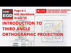 Introduction to THIRD ANGLE Orthographic Projection - HSE | Page 6-1 | Grade 10