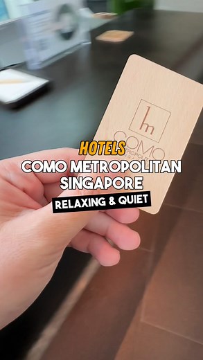 Mechie | Practical Travel Tips & Cool Finds | Hotels in Singapore are expensive, and to find one that we can justify the price is not easy! Our stay at the Como Metropolitan Singapore... | Instagram
