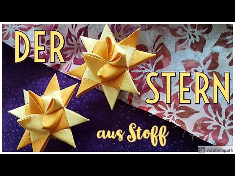 How does it work: Simply make Froebel stars out of fabric yourself? The Tutorial