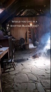 The design of a blackhouse originates back several thousand years, as does the constructional method. The building consists of two concentric dry stone walls with a gap between them filled with earth or peat. The roof was either thatched or made up of turfs and constructed upon a wooden frame. The thatch would be secured by an old fishing net or by twine, attached to large rocks whose weight held everything down. While the blackhouses' design may seem to have a direct connection with dwellings i