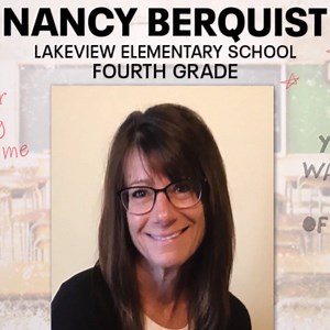 We are celebrating our FIRST Top Teacher of this year! Congratulations, Mrs. Nancy Berquist from Lakeview Elementary School! https://bit.ly/3cPqdM0 | Fox 9