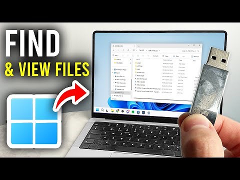 How To Find & View Files On USB Drive On Laptop or PC - Step By Step