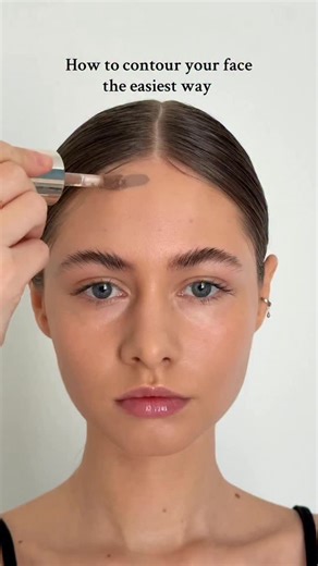 @anna_epicabeauty on Instagram: "How to contour your face the easiest way✨ This method makes your face look instantly lifted and defined even if you’ve never contoured before. contouring hack, lifted makeup, natural contour, face sculpting, easy makeup routine, beginner friendly, makeup tips, seamless blend, soft glam #contour #makeuphack #naturalmakeup #facesculpting #softglam #beautyroutine #viralbeauty"