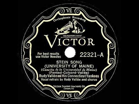 1930 HITS ARCHIVE: Stein Song - Rudy Vallee