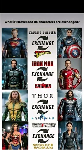 What's If #superman #batman #ironman #marvel #dc #thor #yt #Charecters