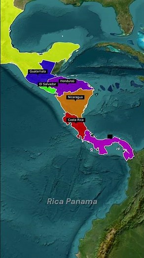 Can You Name All 20 Latin American Countries? 🌎😳#america #shorts #youtubeshorts #map