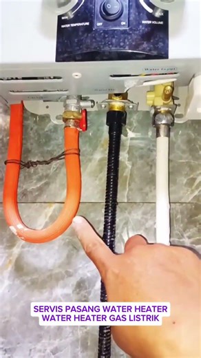 Cara Pasang Water Heater Gas Modena #pasangwaterheater #serviswaterheater #shorts