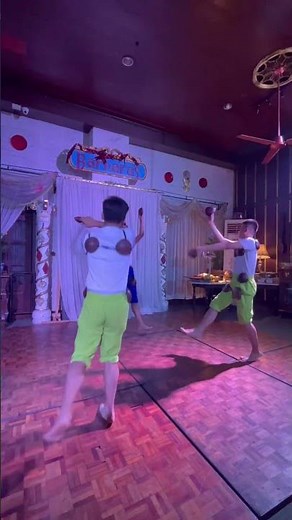 Philippine Folk Dance, Maglalatik, Performed at Barbara's in Intramuros in Manila