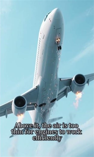 Why planes fly at exactly 35,000 feet 🛫
