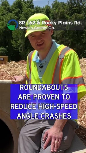 Close call demonstrates why GDOT is installing a roundabout