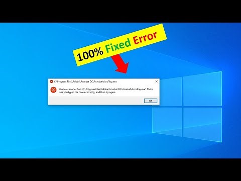 Windows cannot find 'C:Program Files (x86) ERROR 100% Solved