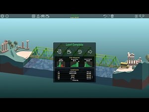 Poly Bridge 4-12: Steel Arch Bridge