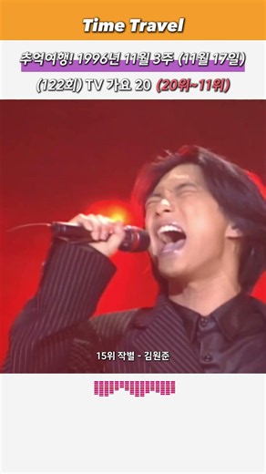 추억여행! (20위~11위) 1996년 11월 17일 (122회) TV 가요 20