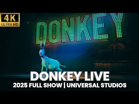 Donkey Live Comedy FULL Show 2025 at Universal Studios Singapore [4K]