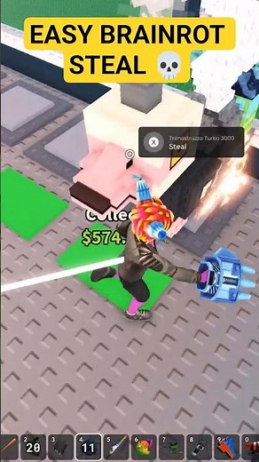 Easiest Brainrot Heist Ever! �� I STOLE Trenostruzzo Turbo 3000 in Roblox