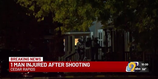 One hurt in Cedar Rapids shooting, investigation ongoing