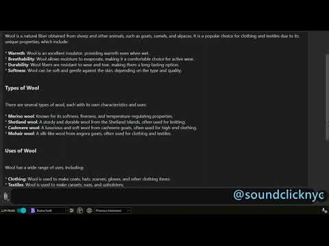 Braina AI Explains Wool #intelligenttechnology