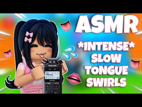 ASMR ROBLOX ~ Slow & INTENSE Tongue Swirls with Tascam 👄 (ESCAPE TSUNAMI FOR BRAINROTS)