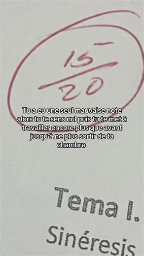 Gérer une mauvaise note : Étude et motivation