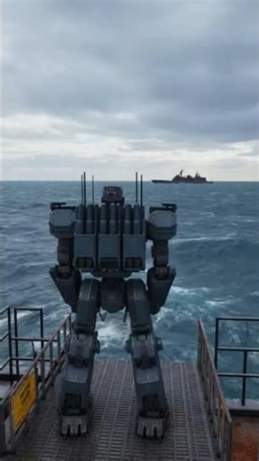 Autonomous Combat Robot Destroys Warship | Future Naval Warfare
