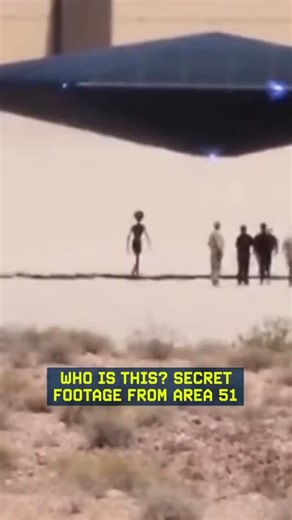 Muhammad Syarif on Instagram: "They say this video was leaked from an Area 51 insider. It supposedly shows a reverse-engineered UFO test flight inside the base. In the footage, a taller-than-human alien even appears to be explaining something to scientists. To this day, I still can't tell if it's real or fake. #ufo #alienclips #strange #mysterious #area51"