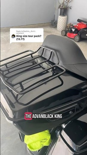 Advanblack King Tour Pack for Harley Davidson Touring Motorcycles #advanblack #roadglide #motorcycle