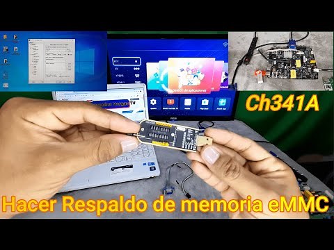 👉Ch341A, How to Back Up eMMC Memory👈 on Smart TV with PuTTY Terminal, TP.MS338.PB801