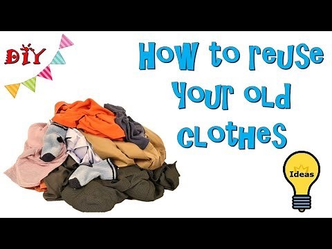 DIY |4 REUSE OF OLD CLOTHES | BEST OUT OF WASTE IDEAS | CLOTHES RECYCLING | OLD CLOTHES HACKS