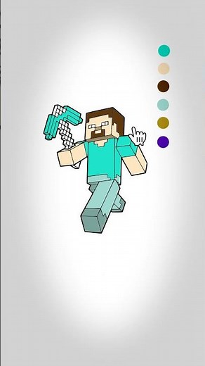 Color Minecraft Steve