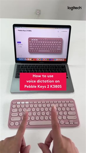 8.1K views · 18 reactions | Who doesn't love snacking while working, but constantly cleaning fingers or using our non-dominant hand is less than ideal. With the Pebble Keys 2 K380s voice dictation feature -- you no longer have to worry about your fingers making a mess! Snack away in peace  Lazada - https://bit.ly/4dbp1BY Shopee - https://bit.ly/4d8osJm #Logitech #PebbleKeys2 #voicedictationkeyboard | Logitech | Facebook